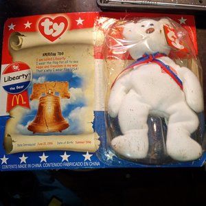 McDonald's ty liberty bear beanie baby